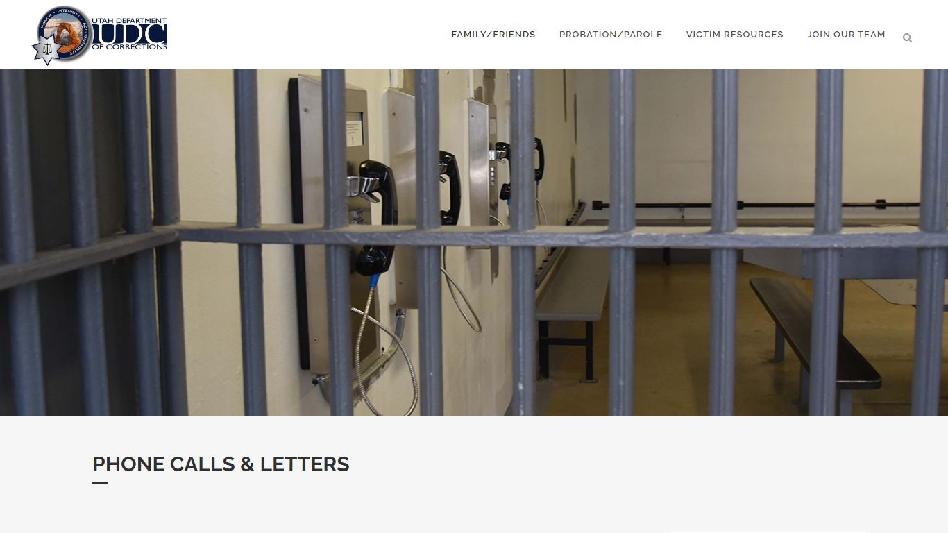 Phone Calls & Letters - Utah Department of Corrections